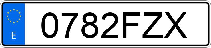 Numer rejestracyjny 0782FZX posiada OPEL CORSA