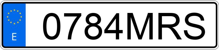 Numer rejestracyjny 0784MRS posiada TOYOTA HILUX