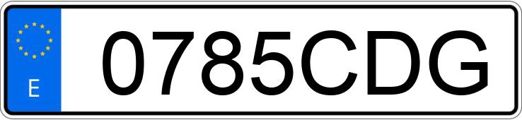 Numer rejestracyjny 0785CDG posiada ALFA ROMEO 156