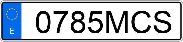 Numer rejestracyjny 0785MCS posiada VOLKSWAGEN TOURAN Numer rejestracyjny 0785MCS posiada VOLKSWAGEN TOURAN