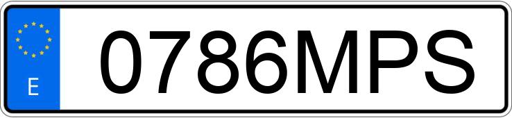 Numer rejestracyjny 0786MPS posiada SEAT IBIZA Numer rejestracyjny 0786MPS posiada SEAT IBIZA