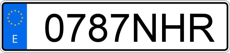 Numer rejestracyjny 0787NHR posiada MERCEDES GLA (247)