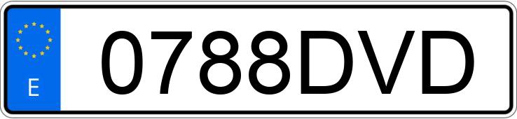 Numer rejestracyjny 0788DVD posiada SEAT LEON Numer rejestracyjny 0788DVD posiada SEAT LEON