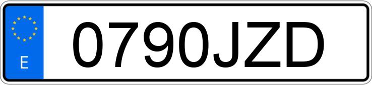 Numer rejestracyjny 0790JZD posiada RENAULT KANGOO