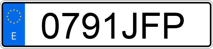 Numer rejestracyjny 0791JFP posiada KIA SPORTAGE
