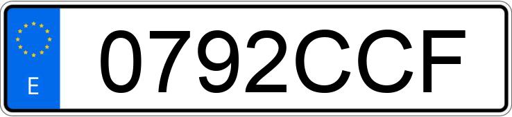 Numer rejestracyjny 0792CCF posiada FORD FOCUS