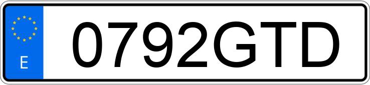 Numer rejestracyjny 0792GTD posiada SUZUKI GRAND VITARA Numer rejestracyjny 0792GTD posiada SUZUKI GRAND VITARA