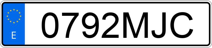 Numer rejestracyjny 0792MJC posiada MINI MINI