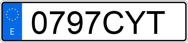 Numer rejestracyjny 0797CYT posiada VOLKSWAGEN GOLF Numer rejestracyjny 0797CYT posiada VOLKSWAGEN GOLF