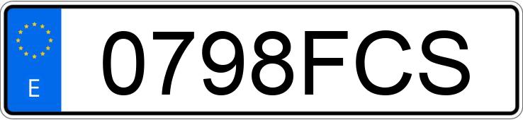 Numer rejestracyjny 0798FCS posiada CITROEN C2