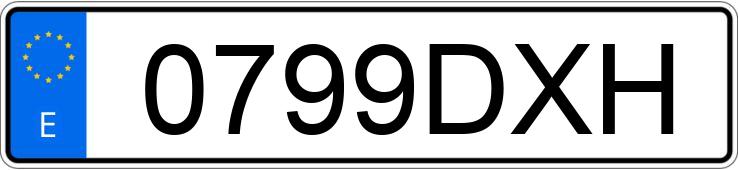 Numer rejestracyjny 0799DXH posiada PEUGEOT 407