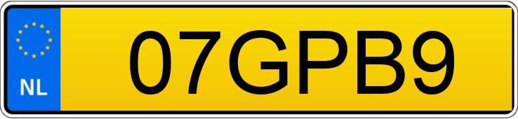 Die Registrierungsnummer 07GPB9 hat SEAT LEON