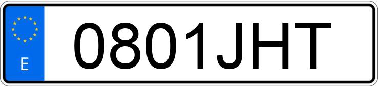 Numer rejestracyjny 0801JHT posiada FORD MONDEO