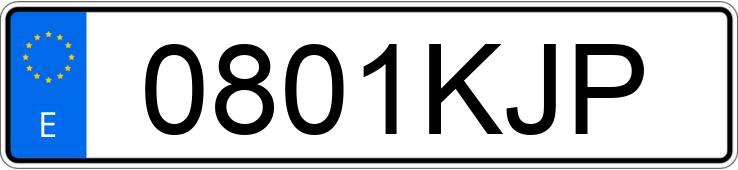 Numer rejestracyjny 0801KJP posiada PEUGEOT 3008