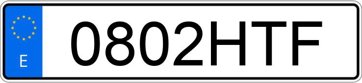 Numer rejestracyjny 0802HTF posiada SEAT LEON Numer rejestracyjny 0802HTF posiada SEAT LEON