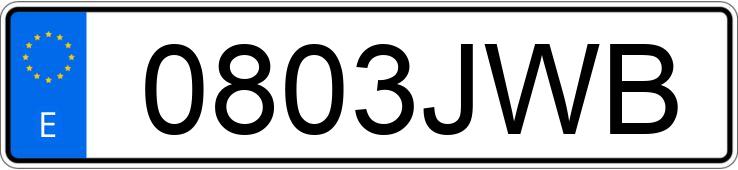 Numer rejestracyjny 0803JWB posiada VOLKSWAGEN GOLF Numer rejestracyjny 0803JWB posiada VOLKSWAGEN GOLF