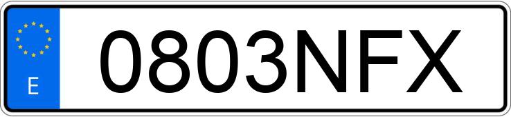 Numer rejestracyjny 0803NFX posiada SKODA SCALA Numer rejestracyjny 0803NFX posiada SKODA SCALA