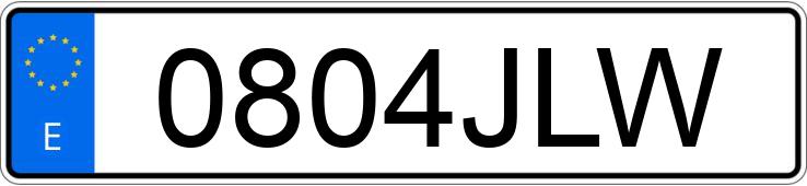 Numer rejestracyjny 0804JLW posiada PEUGEOT 2008
