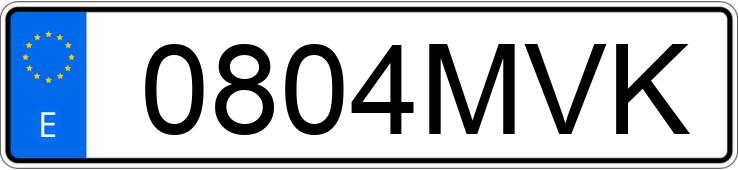 Die Registrierungsnummer 0804MVK hat RENAULT CAPTUR