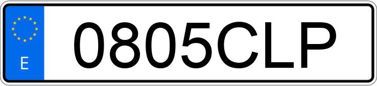 Numer rejestracyjny 0805CLP posiada FORD MONDEO