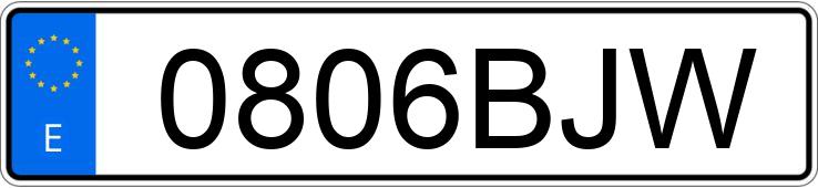 Numer rejestracyjny 0806BJW posiada TOYOTA CELICA