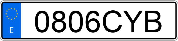 Numer rejestracyjny 0806CYB posiada VOLKSWAGEN POLO Numer rejestracyjny 0806CYB posiada VOLKSWAGEN POLO