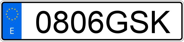 Registreringsnummeret 0806GSK har SEAT LEON