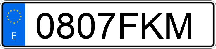 Numer rejestracyjny 0807FKM posiada PORSCHE CAYENNE Numer rejestracyjny 0807FKM posiada PORSCHE CAYENNE