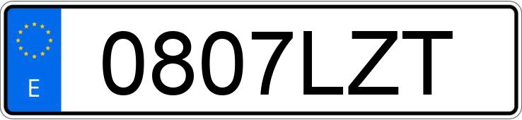 Numer rejestracyjny 0807LZT posiada AUDI A3 Numer rejestracyjny 0807LZT posiada AUDI A3
