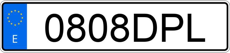 Numer rejestracyjny 0808DPL posiada FIAT STILO