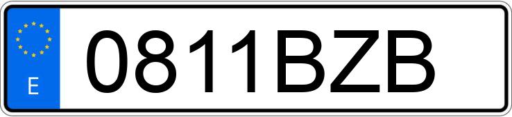 Numer rejestracyjny 0811BZB posiada DAEWOO LANOS