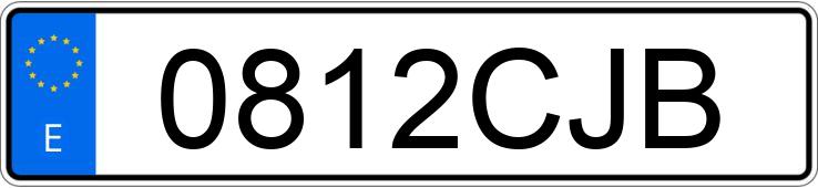 Numer rejestracyjny 0812CJB posiada CITROEN XSARA Numer rejestracyjny 0812CJB posiada CITROEN XSARA