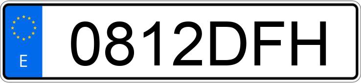 Numer rejestracyjny 0812DFH posiada SEAT LEON