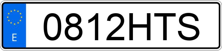 Numer rejestracyjny 0812HTS posiada PEUGEOT BIPPER