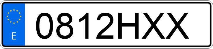 Numer rejestracyjny 0812HXX posiada CITROEN C4 GRAND PICASSO