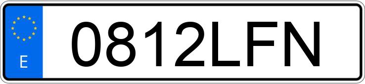 Numer rejestracyjny 0812LFN posiada CITROEN C3 AIRCROSS