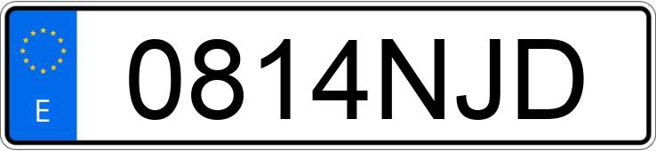 Numer rejestracyjny 0814NJD posiada NISSAN QASHQAI