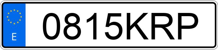 Numer rejestracyjny 0815KRP posiada VOLKSWAGEN GOLF Numer rejestracyjny 0815KRP posiada VOLKSWAGEN GOLF