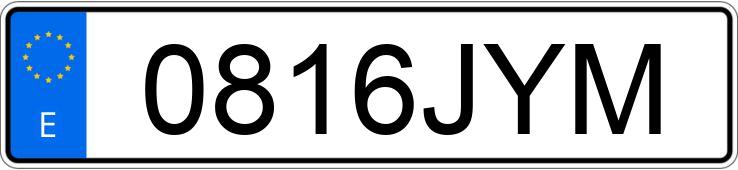 Numer rejestracyjny 0816JYM posiada CITROEN C-ELYSEE