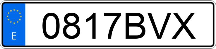 Numer rejestracyjny 0817BVX posiada BMW SERIE 5 Numer rejestracyjny 0817BVX posiada BMW SERIE 5