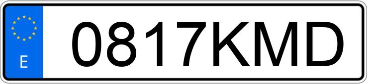 Numer rejestracyjny 0817KMD posiada MERCEDES B (246/242)