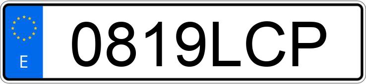 Numer rejestracyjny 0819LCP posiada VOLVO XC40