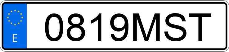 Numer rejestracyjny 0819MST posiada IVECO S-WAY Numer rejestracyjny 0819MST posiada IVECO S-WAY