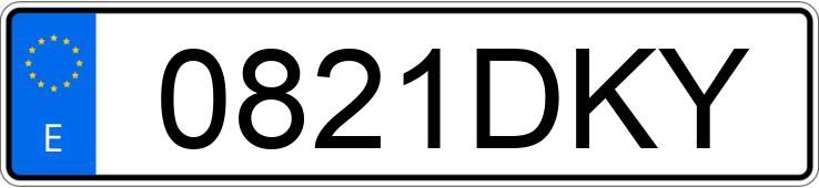 Numer rejestracyjny 0821DKY posiada ROVER MG ZR Numer rejestracyjny 0821DKY posiada ROVER MG ZR