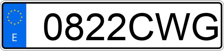 Numer rejestracyjny 0822CWG posiada FORD FOCUS C-MAX Numer rejestracyjny 0822CWG posiada FORD FOCUS C-MAX