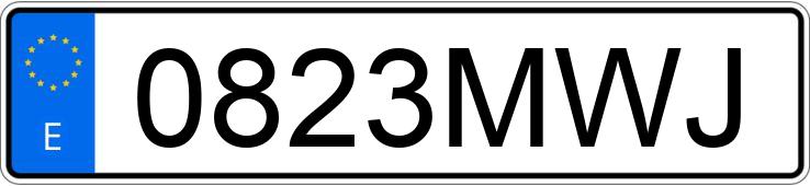 Numer rejestracyjny 0823MWJ posiada FORD FOCUS Numer rejestracyjny 0823MWJ posiada FORD FOCUS