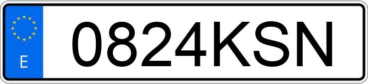 Numer rejestracyjny 0824KSN posiada SKODA OCTAVIA Numer rejestracyjny 0824KSN posiada SKODA OCTAVIA