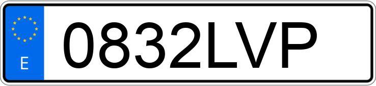 Numer rejestracyjny 0832LVP posiada PEUGEOT 3008