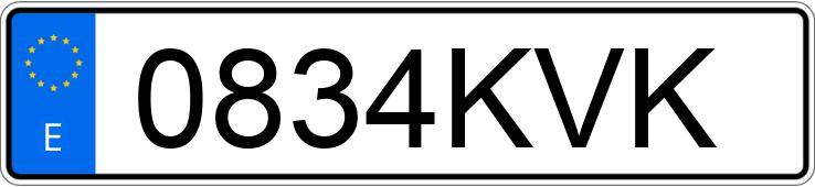 Numer rejestracyjny 0834KVK posiada MAZDA MAZDA2 Numer rejestracyjny 0834KVK posiada MAZDA MAZDA2