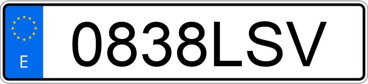 Numer rejestracyjny 0838LSV posiada CHEVROLET-GM CAMARO Numer rejestracyjny 0838LSV posiada CHEVROLET-GM CAMARO